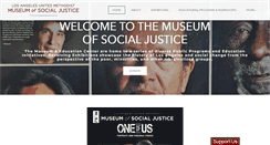 Desktop Screenshot of museumofsocialjustice.org